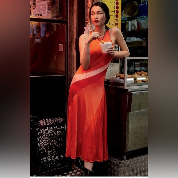 Free People Sunburst Midi Dress - Picture 2 of 8